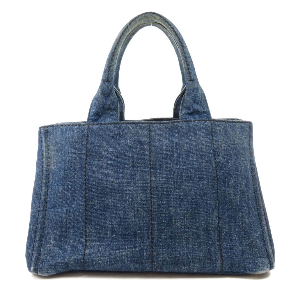 Prada Denim Canapa Tote Bag